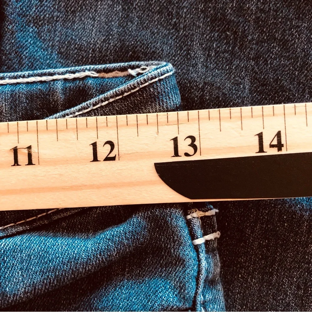 ​Levi's Girls 715 Boot Cut Jeans Medium Wash Adjustable Waist Size 10 Regular